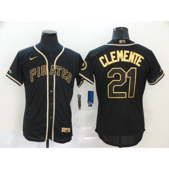 Black and gold pirates jersey Clearance
